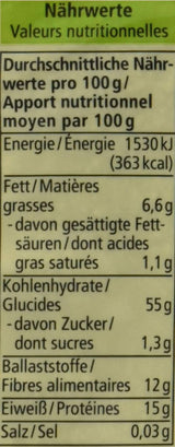 Ekologiczne otręby owsiane z kiełkami, 500 gramów Cereale Naty Shop