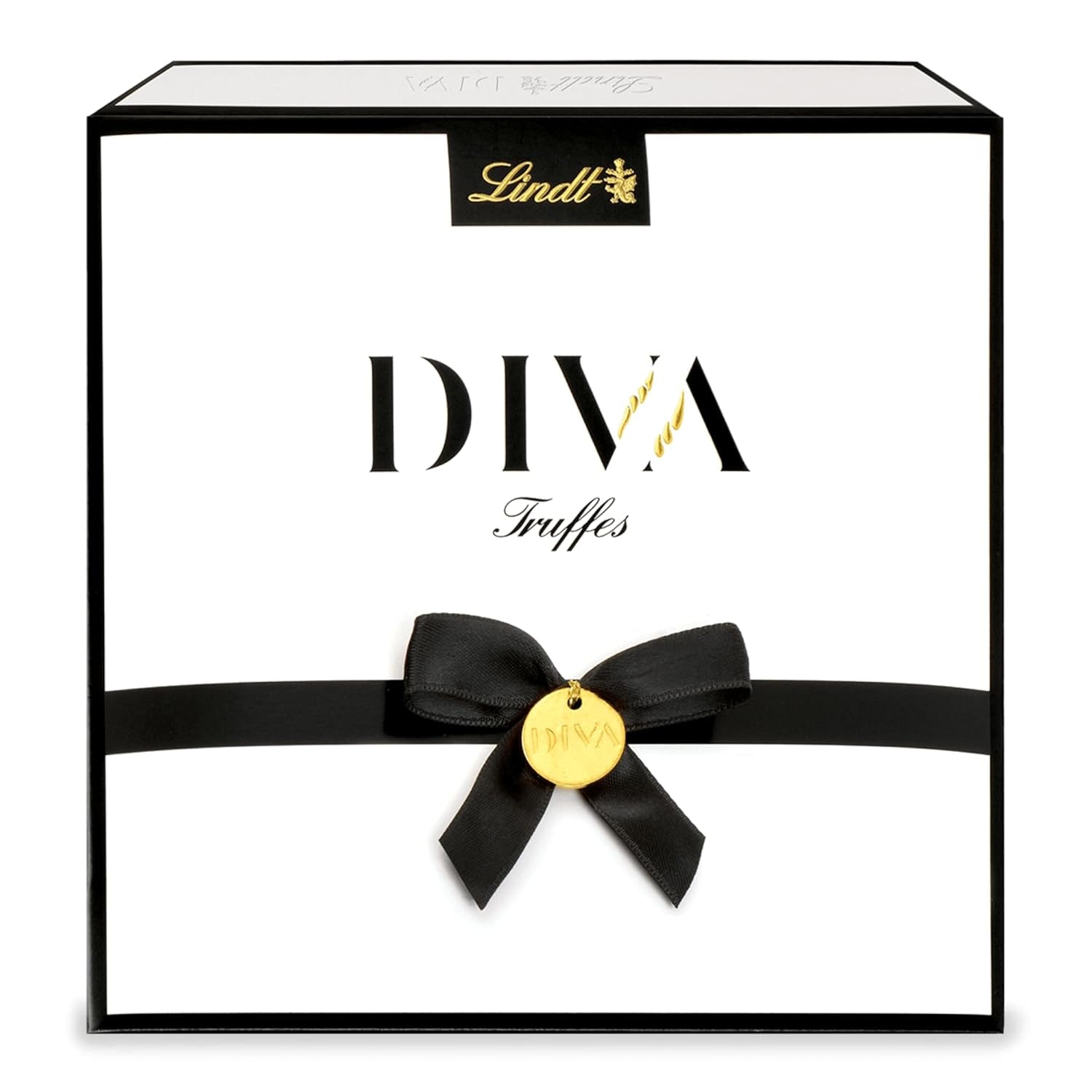 Lindt Chocolate - Naszyjnik Praliny DIVA | 182 g | Pudełko z 16 pralinami w 4 pysznych asortymentach | Prezent czekoladowy | Czekoladowy prezent