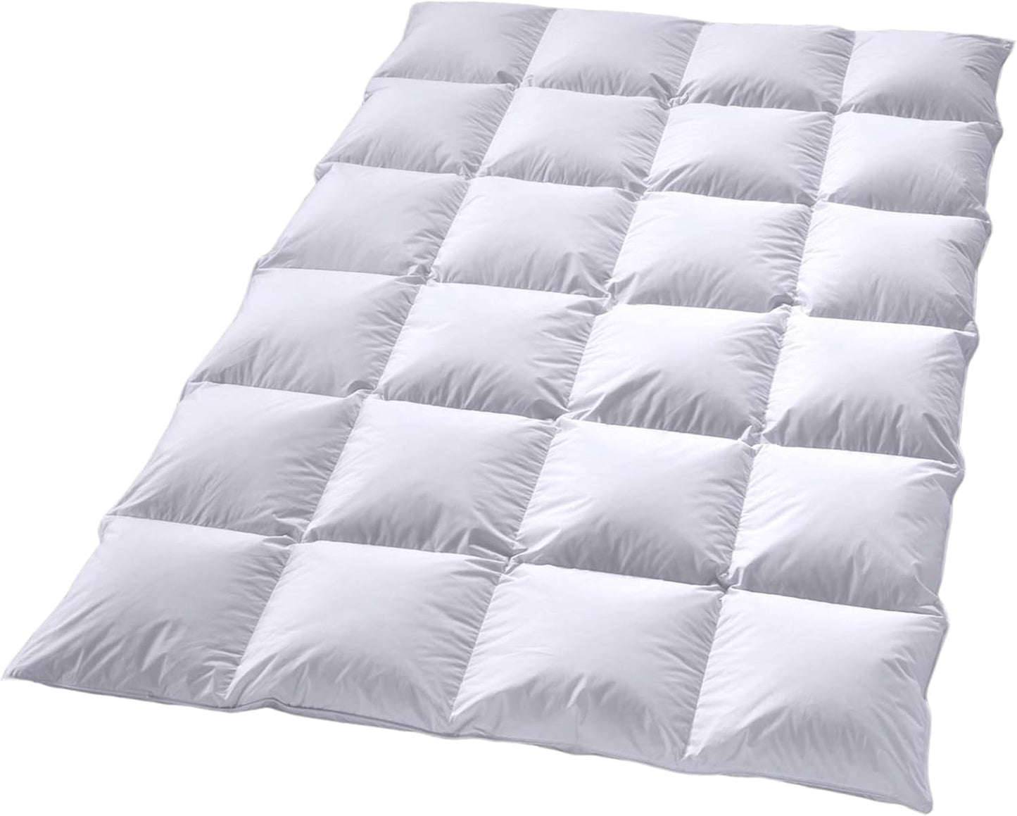 Kołdra puchowa Billerbeck Martina® - Kołdra 135 X 200 cm - Kołdra na każdą porę roku - Odpowiednia dla alergików - 90% puch gęsi, 10% gęsie pióra - Biały Kołdry i kołdry Naty Shop