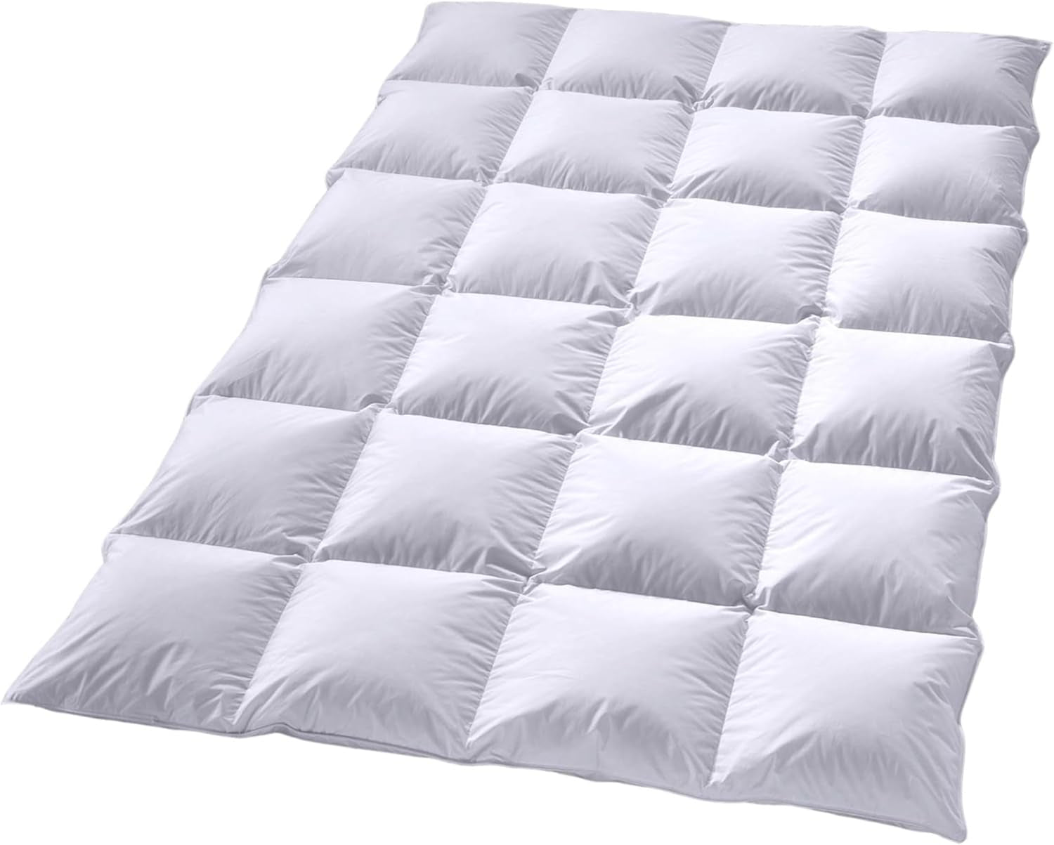 Kołdra puchowa Billerbeck Martina® - Kołdra 135 X 200 cm - Kołdra na każdą porę roku - Odpowiednia dla alergików - 90% puch gęsi, 10% gęsie pióra - Biały Kołdry i kołdry Naty Shop