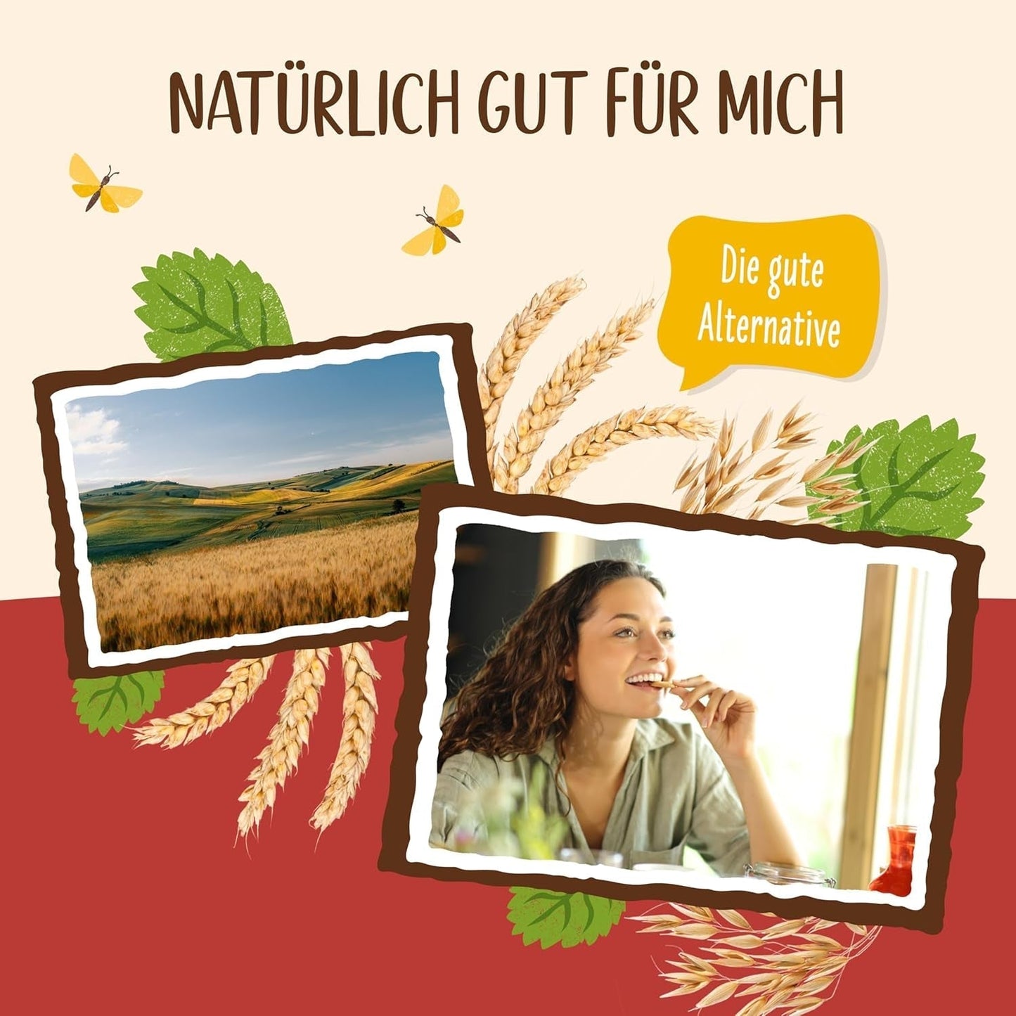 Allos Nutri Organiczne krakersy owsiane | Chrupiące krakersy owsiane | Dosłodzić miodem 6 x 130g