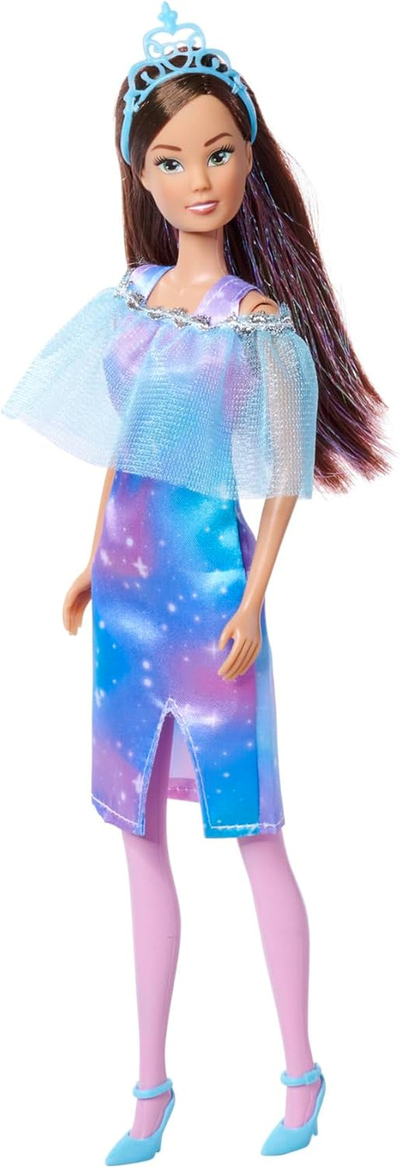 Simba Steffi Love Fantasy Princess, 4 różne kolory, wysłano tylko jedną sztukę, lalka księżniczka z peleryną i brokatowymi paskami, 29 cm, wiek 3+