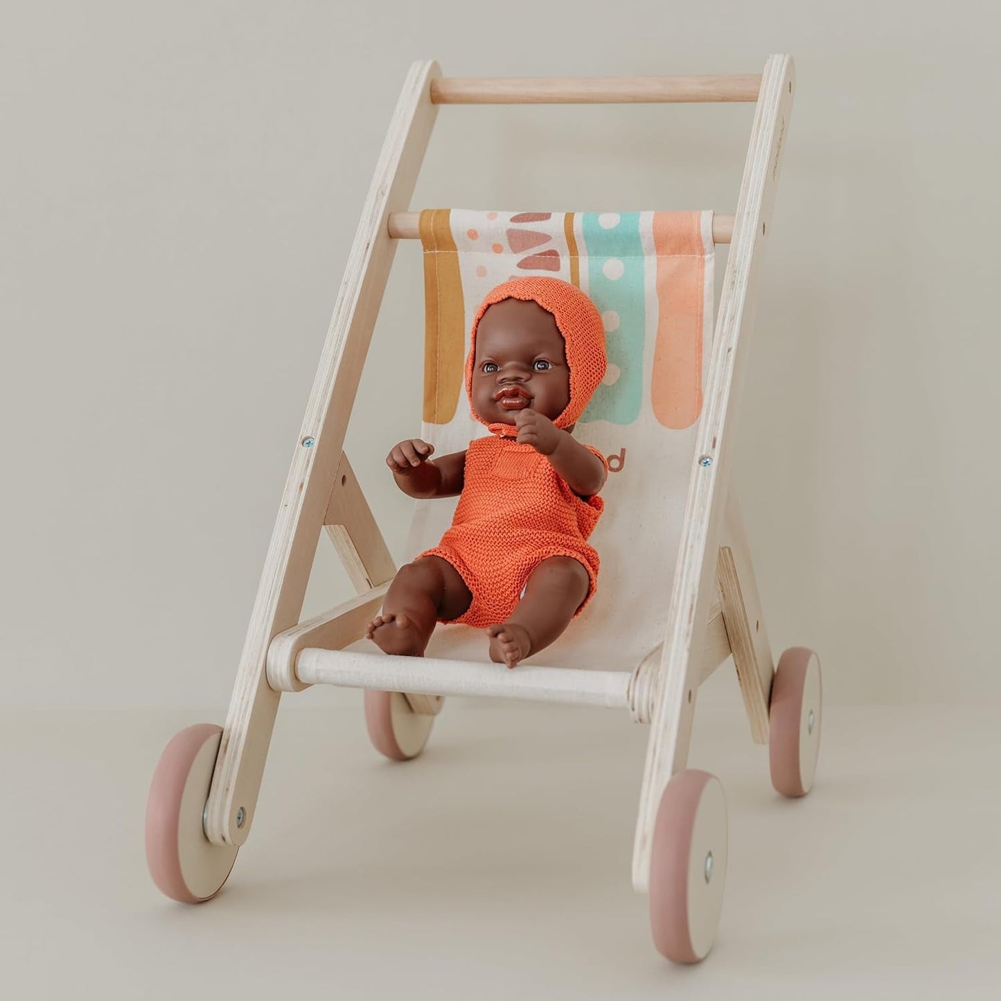 Lalka Miniland Baby, afrykański chłopiec, 32 cm, anatomicznie poprawna