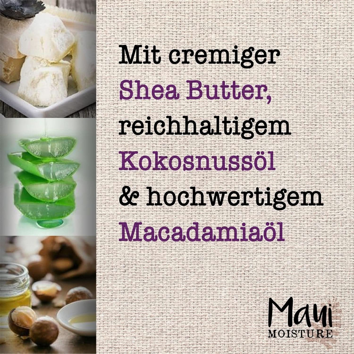 Maui Moisture Revive & Hydrate + masło shea, szampon lub odżywka, 385 ml pod prysznic i do kąpieli Naty Shop
