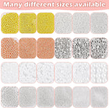 2 Boxen Nail Art Strasssteine, Mit Pincety Nägel Flatback Perlen Nail Charms Mit Kristallen Nagelzubehör Diamanten Edelstahl-Perlen Für Nagelschmuck