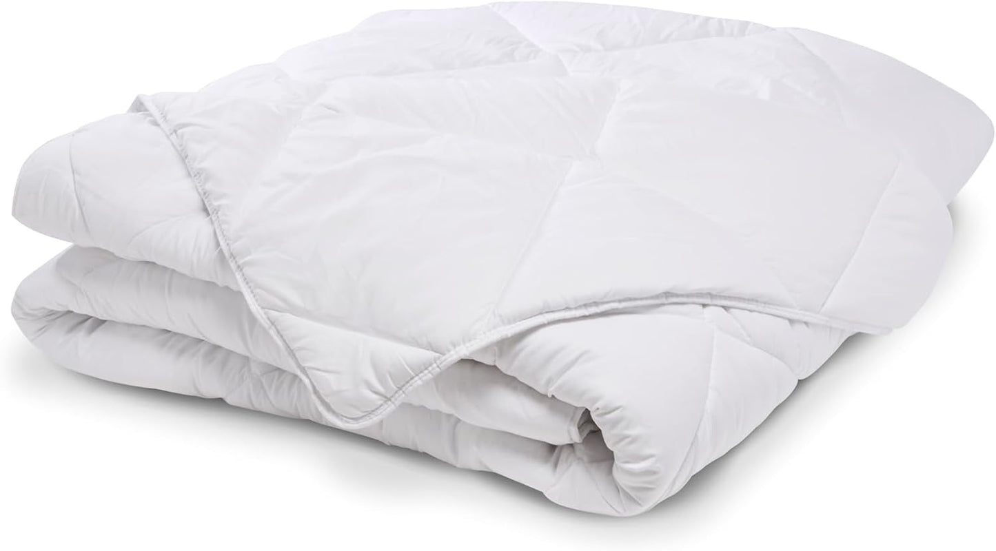 Ciepła kołdra dla 1 osoby, Hygiafill do prania w 95°, testowana profesjonalnie, biała, 140X200Cm, KBOB40 Kołdry i kołdry Naty Shop