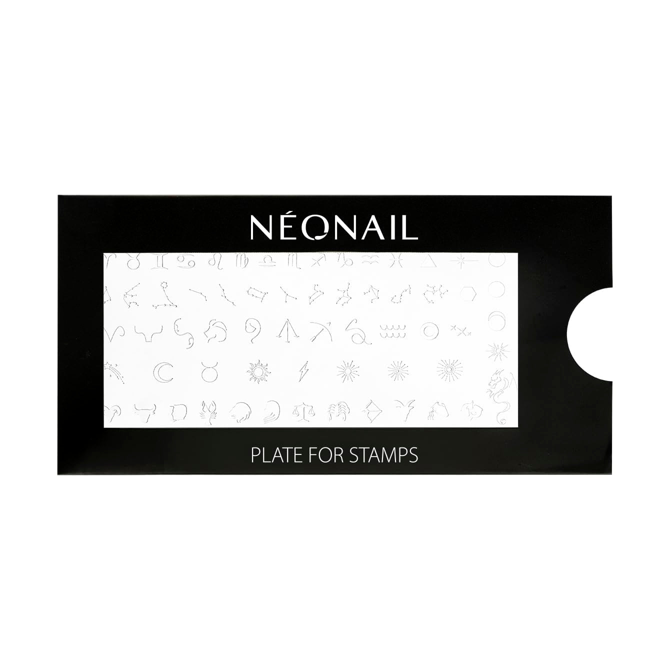 NÉONAIL Nagel Stempel Mit Schaber - Nägel Selber Machen - Stempel do zdobienia paznokci - Nageldesign Für Nagel Schablone - French Nails Stempel - Silikon Nagelstempel