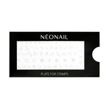 NÉONAIL Nagel Stempel Mit Schaber - Nägel Selber Machen - Stempel do zdobienia paznokci - Nageldesign Für Nagel Schablone - French Nails Stempel - Silikon Nagelstempel