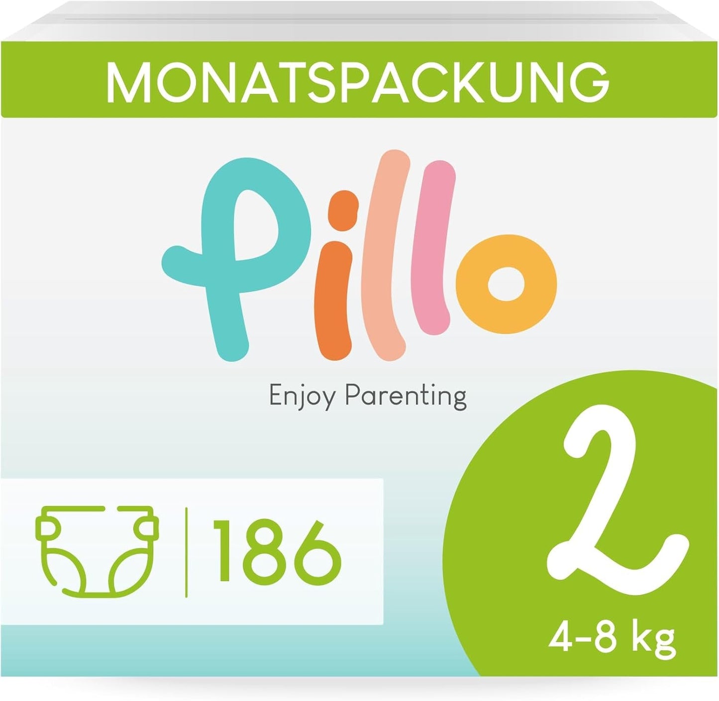 Pieluchy Pillo 3 - Pudełko 168 pieluszek, 6 paczek po 28 pieluszek rozm. 3 - Midi (6-10 kg) - Pieluszki dla niemowląt