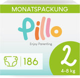 Pieluchy Pillo 3 - Pudełko 168 pieluszek, 6 paczek po 28 pieluszek rozm. 3 - Midi (6-10 kg) - Pieluszki dla niemowląt