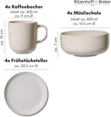 Zestaw śniadaniowy Ritzenhoff & Breker Laredo, 12 sztuk - DS