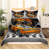 Zestaw pościeli samochodowej Jungen 135X200,Kinder Bau Fahrzeuge Tröster Abdeckung Für Kind Kleinkind Teens,Dinosaurier Bettbezug,Traktor Maschinerie Bagger Bettdecke Abdeckung,Lkw Autos Bedtuffen Naty Shop Multi 9 135*200+80*80*1