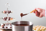 Kulki Reber Mozart - Torba cukiernicza zawierająca 8 sztuk - Oryginalne kulki Reber Mozart Ciemna czekolada, marcepan i nugat - 1 x 160g