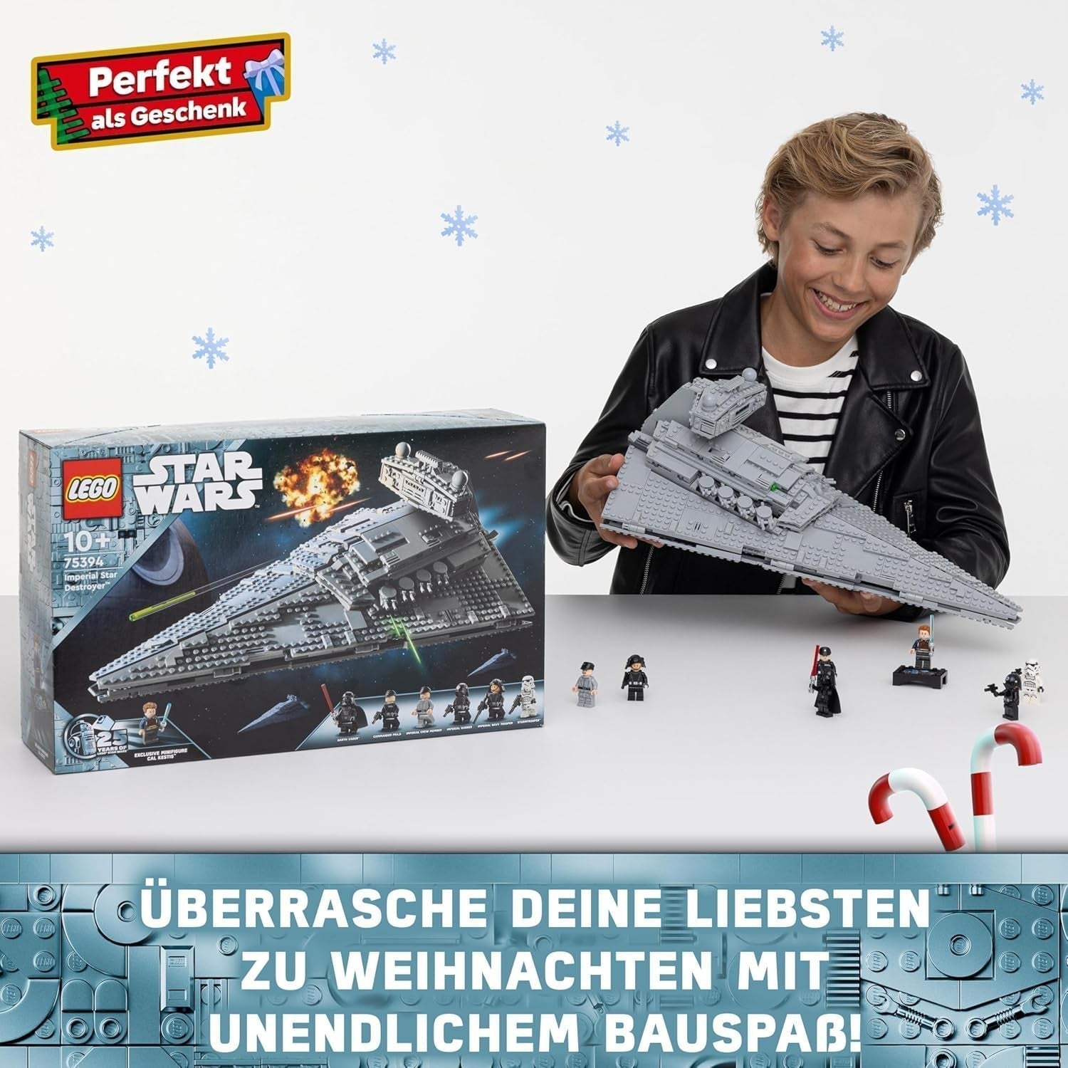 LEGO Star Wars Imperialny gwiezdny niszczyciel, zestaw statku kosmicznego, zabawka do budowania, zestaw Dartha Vadera i Cala Kestisa, prezent urodzinowy dla chłopców, dziewcząt i fanów 75394 Zestawy do budowania w sklepie LEGO