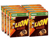LION Wildcrush płatki śniadaniowe, czekolada i karmel Płatki śniadaniowe, opakowanie 8 x 360 gramów Naty Shop Default Title