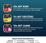 animonda Vom Feinsten Kitten Variety for Kittens (32 x 100g), bezzbożowa i bezcukrowa mokra karma dla młodych kotów, zawierająca 100% świeżych i mięsnych składników.
