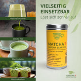 ® Ceremonial Matcha Powder X Granat 100G [Wspomaga odchudzanie i metabolizm] - Herbata zielona dla aktywnego i zdrowego trybu życia - Herbata zielona bez dodatków (czysta i naturalna)