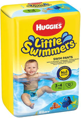 Pieluszki do pływania Huggies Little Swimmers, rozmiar 3-4, 12 szt., 7-15 kg