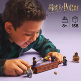LEGO Harry Potter Zamek Hogwart: zestaw do budowania Klubu Pojedynków z 4 minifigurkami w zestawie. Draco Malfoy, Gilderoy Lockhart i Severus Snape, zestaw Z funkcją Dla chłopców i dziewcząt w wieku od 8 lat 76441 Zestawy do budowania Besuche den LEGO-Store
