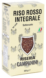 RISO ROSSO INTEGRALE Ryż czerwony z pełnymi ziarnami RISERA CAMPANINI 500g z Włoch
