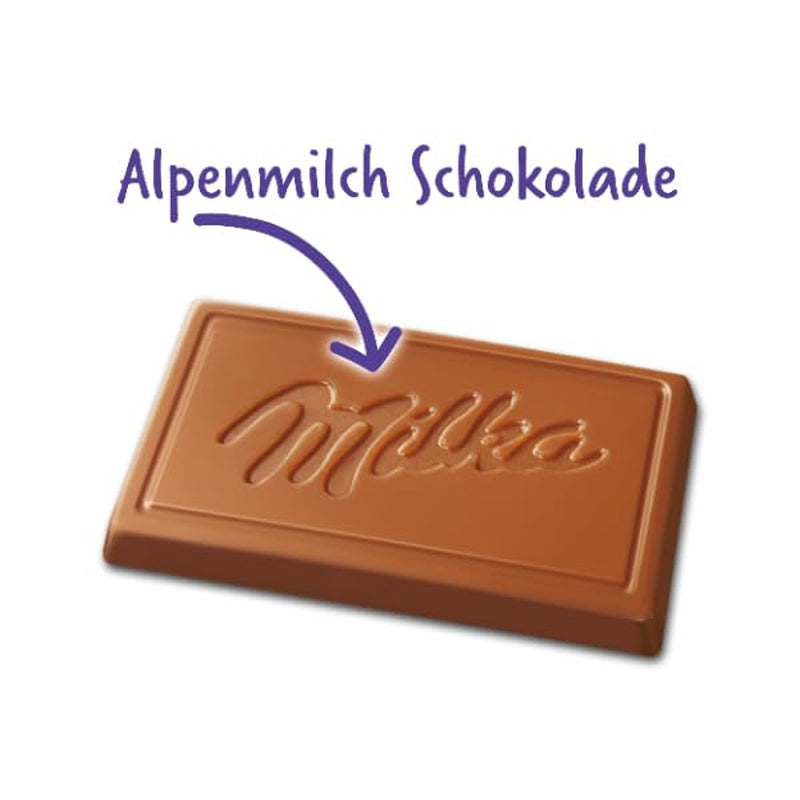 Milka Naps Alpine Milk – Mini kwadraty czekoladowe z delikatnej alpejskiej czekolady mlecznej – 1 x 1,7 kg