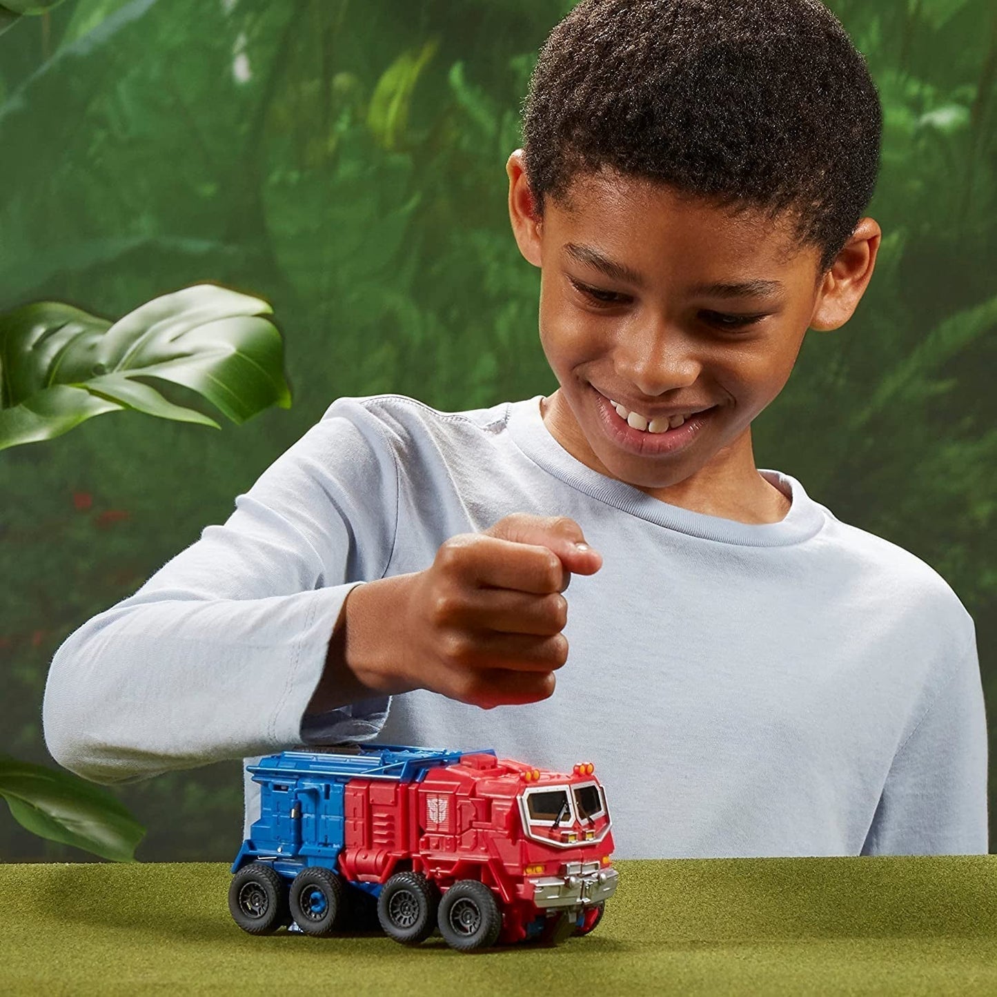 Transformatory zabawki do filmu Bunt bestii, Smash Changer Optimus Prime figurka 6, 22,5 cm Figurki Naty Shop