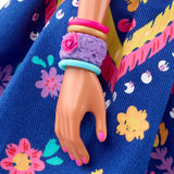 2022 Día De Muertos Lalka Barbie z marszczoną tradycyjną sukienką, wieńcem kwiatowym i farbą do twarzy Calavera, prezent dla kolekcjonerów