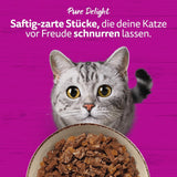 WHISKAS PURE DELIGHT Karma mokra w galarecie 24 x 85g Classic Ragout (4 opakowania) 48 porcji saszetek