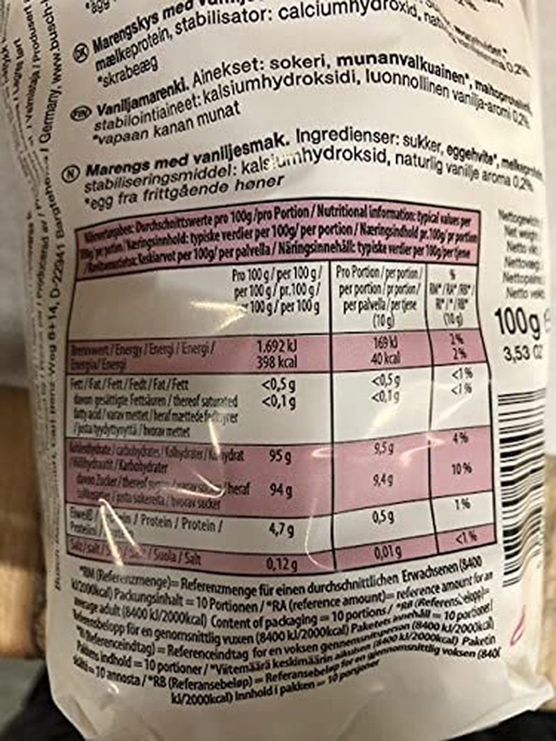Krople Waniliowe Drobne Marshmallows Marshmallows 100g (opakowanie 10 szt.)