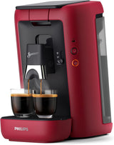 Ekspres na kapsułki PHILIPS Senseo Maestro — technologia Intense Plus, wysokiej jakości espresso, ekologiczna konstrukcja, zbiornik na wodę o pojemności 1,2 l, funkcja notatki, wskaźnik usuwania kamienia (CSA260/60)