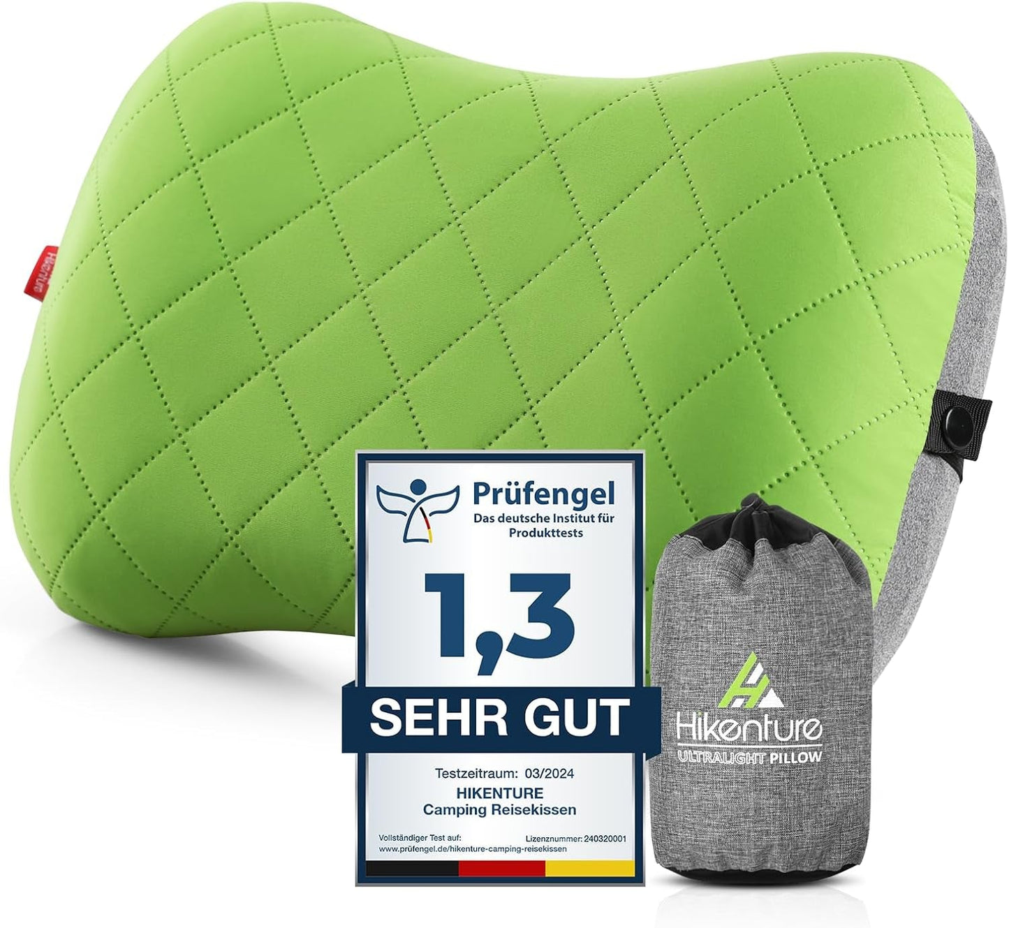 HIKENTURE Nadmuchiwana poduszka kempingowa / podróżna ze zdejmowanym pokrowcem na poduszkę, ergonomiczna poduszka, wygodna poduszka na szyję do podróży / na zewnątrz, nadmuchiwana podróżna poduszka na szyję (zielona) ... Poduszki ortopedyczne szyjki macicy Naty Shop Pozdrawiam