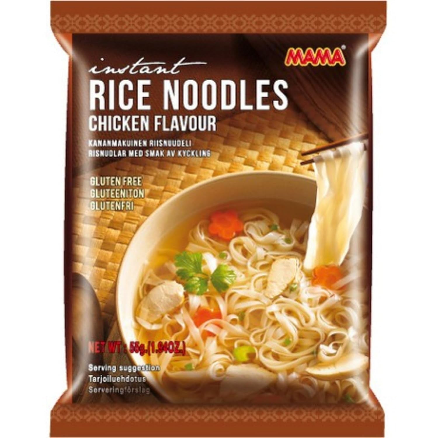 MAMA - Miska z makaronem ryżowym błyskawicznym Pho Ga - (1 x 65g)