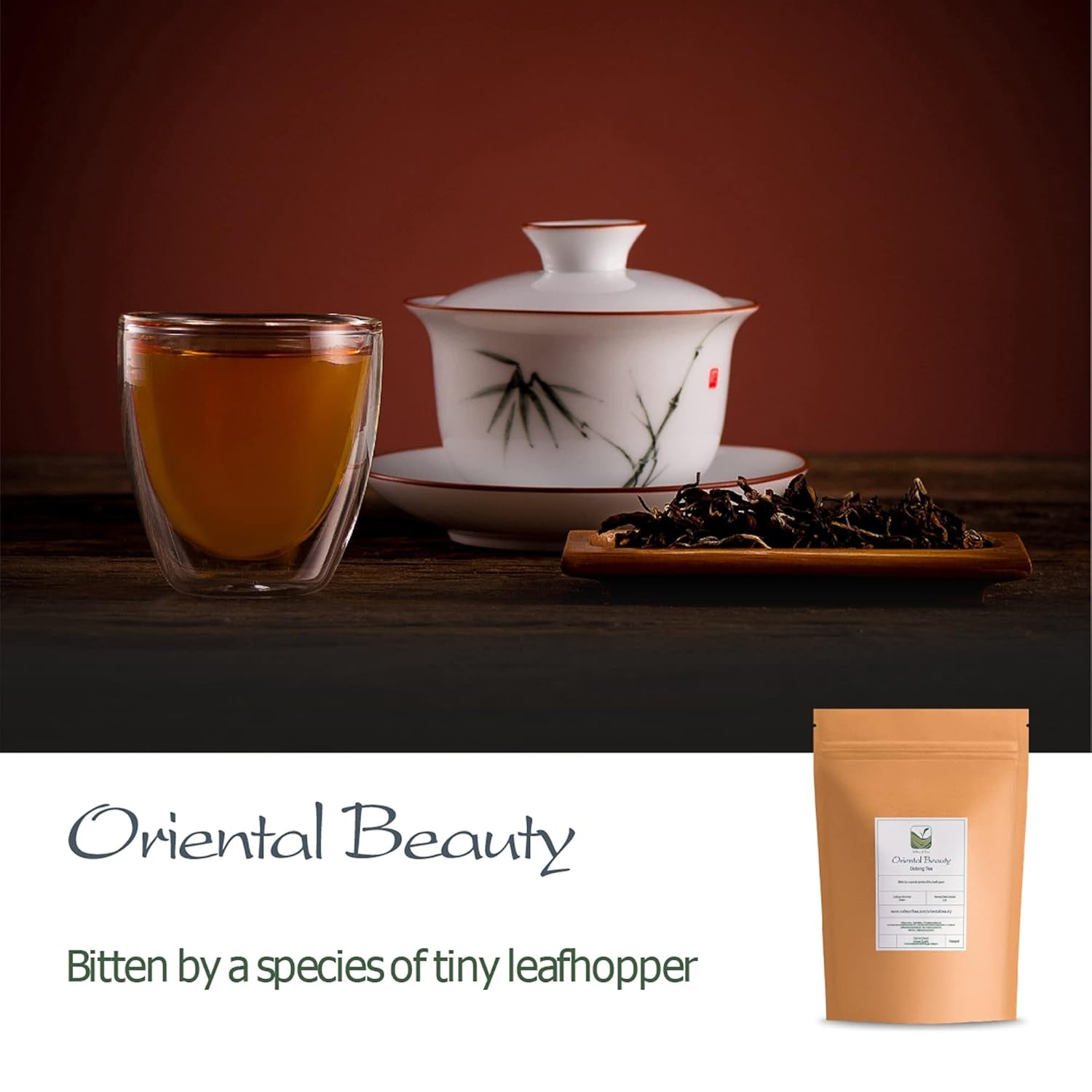 Oriental Beauty Tajwańska herbata Oolong - Dongfang Meiren Tajwańska herbata - Wu Long Białe końcówki lub niebieska herbata Wu Long Tea Orientalna niebieska herbata Niebieska herbata Olong Herbata Olong Organiczna herbata Oolong Herbata Olong