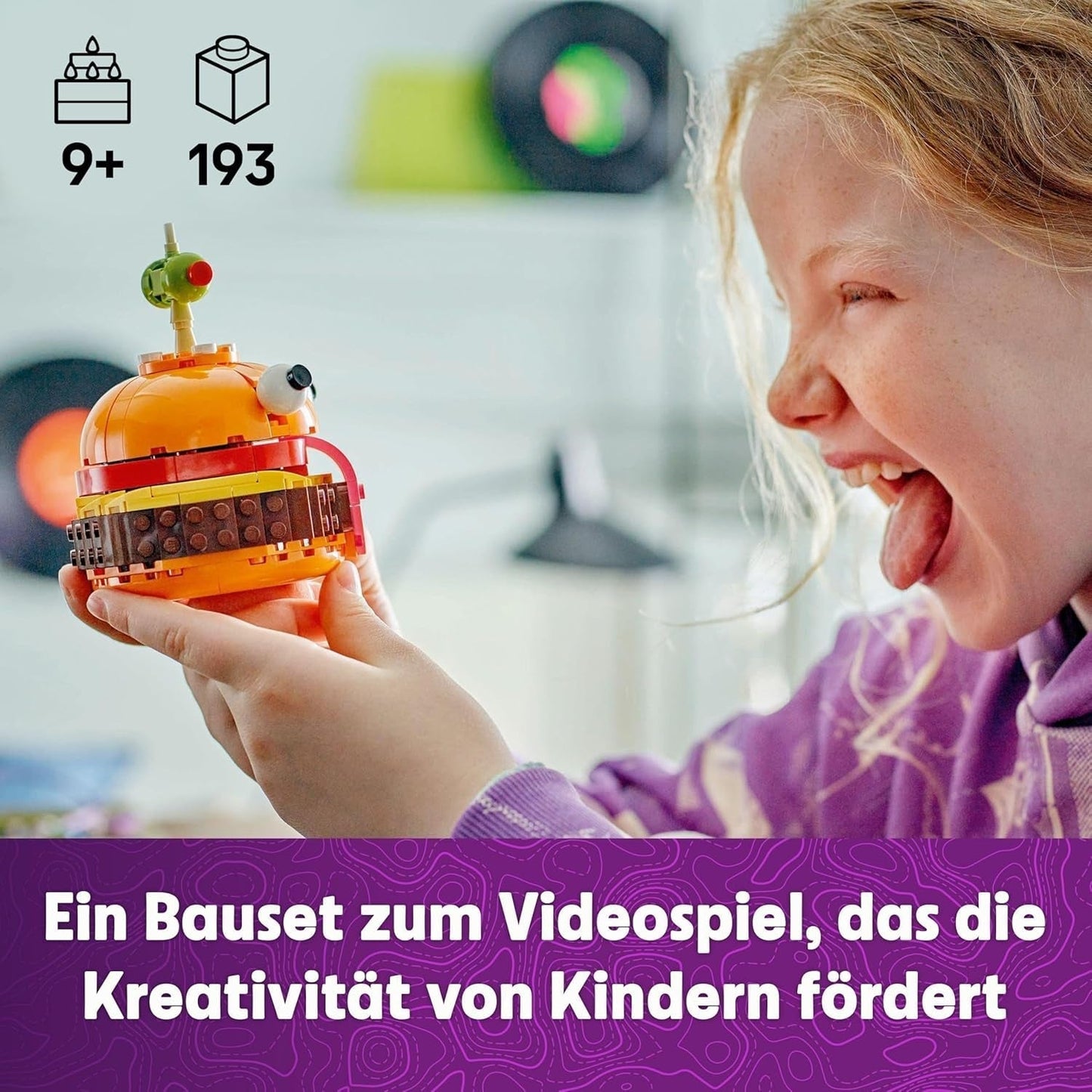 LEGO Fortnite Durrr Burger, zestaw do budowania gier wideo dla graczy w wieku 9+, model wystawowy, figurka kolekcjonerska, prezent dla dzieci, młodzieży i dorosłych, przedmiot kolekcjonerski 77070 Zestawy do budowania Kup w sklepie LEGO