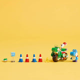 LEGO Super Mario: Mario Kart - Rower Yoshi, zestaw kolekcjonerski Nintendo Adventure, prezent dla dzieci, chłopców, dziewcząt i graczy w wieku 7+, zestaw figurek Yoshi 72031 Zestawy do budowania Kup w sklepie LEGO