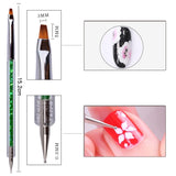 Nagel Art Fineliner Pinsel [5 Stück], Nagel Art Liner Pinsel, Professionel Detail Pinselset, Nagellack Pinsel, Für Nail Art Design Salon malarski, Nageldesign Nagel Fußpflege