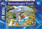 Puzzle Ravensburger dla dzieci - 10947 Animal Friends Family - Puzzle Disneya dla dzieci powyżej 6 lat, zawierające 100 elementów w formacie XXL Puzzle Naty Shop Domyślny tytuł
