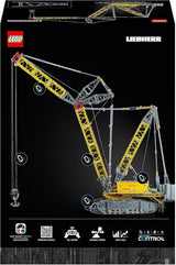 LEGO Technic Liebherr LR 13000 Dźwig gąsienicowy, zbuduj najlepszy model zdalnie sterowanego pojazdu budowlanego z aplikacją Control+, dźwig z wciągarką i ramieniem podnoszącym, duży zestaw modelowy dla dorosłych 42146 Besuche Den Zestawy konstrukcyjne LEGO-Store