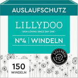 LILLYDOO Pieluszki dziecięce Przyjazne dla skóry - rozmiar 3 (6-10 kg), 29 sztuk, niezawodna ochrona przed wyciekami, miękkie, bezzapachowe i bez balsamu dla skóry wrażliwej, testowane dermatologicznie