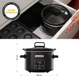 Wolnowar cyfrowy Crockpot, funkcja utrzymywania ciepła, 2,4 litra (1-2 osoby) Wolnowar Naty Shop