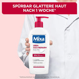 Mixa Urea Cica Balsam do ciała XXL, Z mocznikiem i regenerującym pantenolem, Kojące i ochronne mleczko do ciała, Do skóry suchej, 400 ml Prysznic i kąpiel Naty Shop