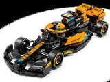 LEGO Speed Champions Samochód wyścigowy Formuły 1 Mclaren 2023, zabawka dla chłopców i dziewcząt w wieku powyżej 9 lat, którzy lubią bawić się samodzielnie, model pojazdu do zbudowania, wystrój pokoju dziecięcego 76919 Zestawy do budowania Besuche den LEGO-Store