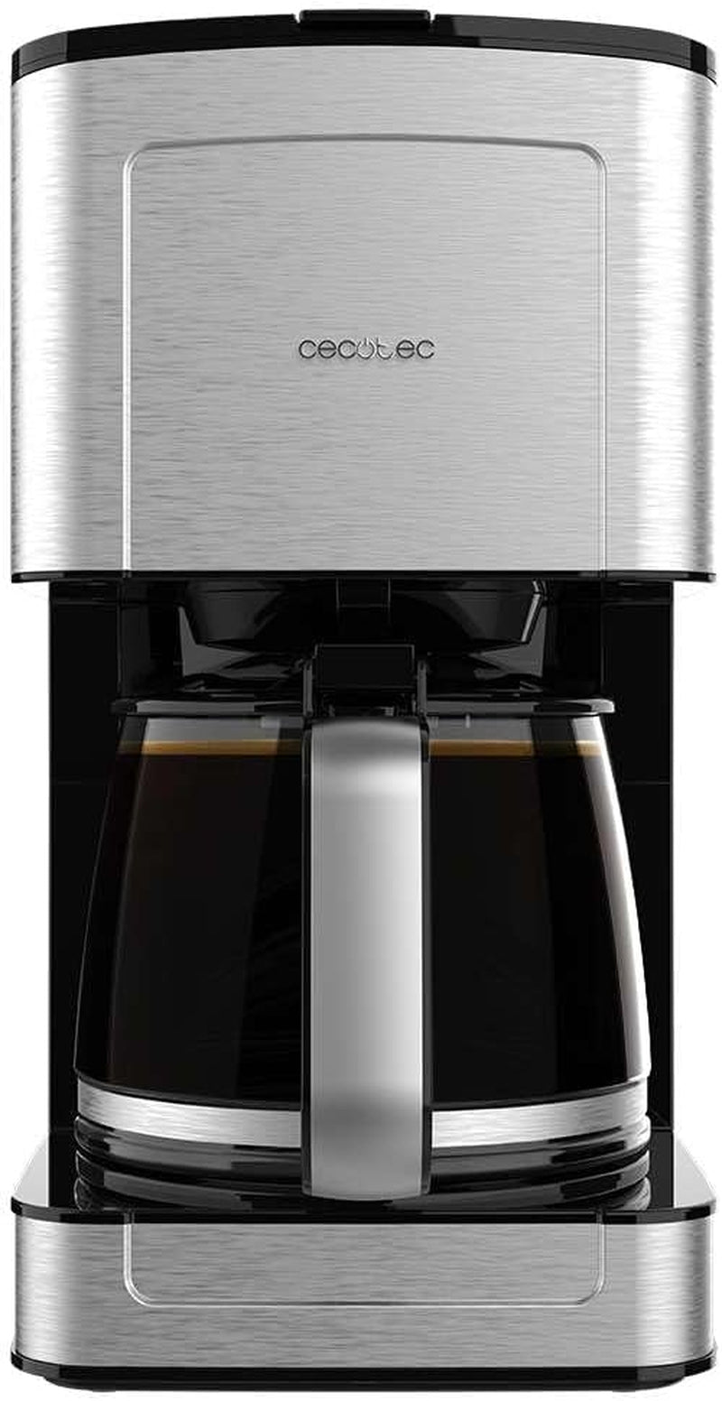 Espresso z filtrem Cecotec Coffee 66 Drop and Touch, moc 950 W, 1,5 L, 12 filiżanek, ekran dotykowy, szklana karafka, timer 24-godzinny, 6 przełączników, filtr siatkowy wielokrotnego użytku