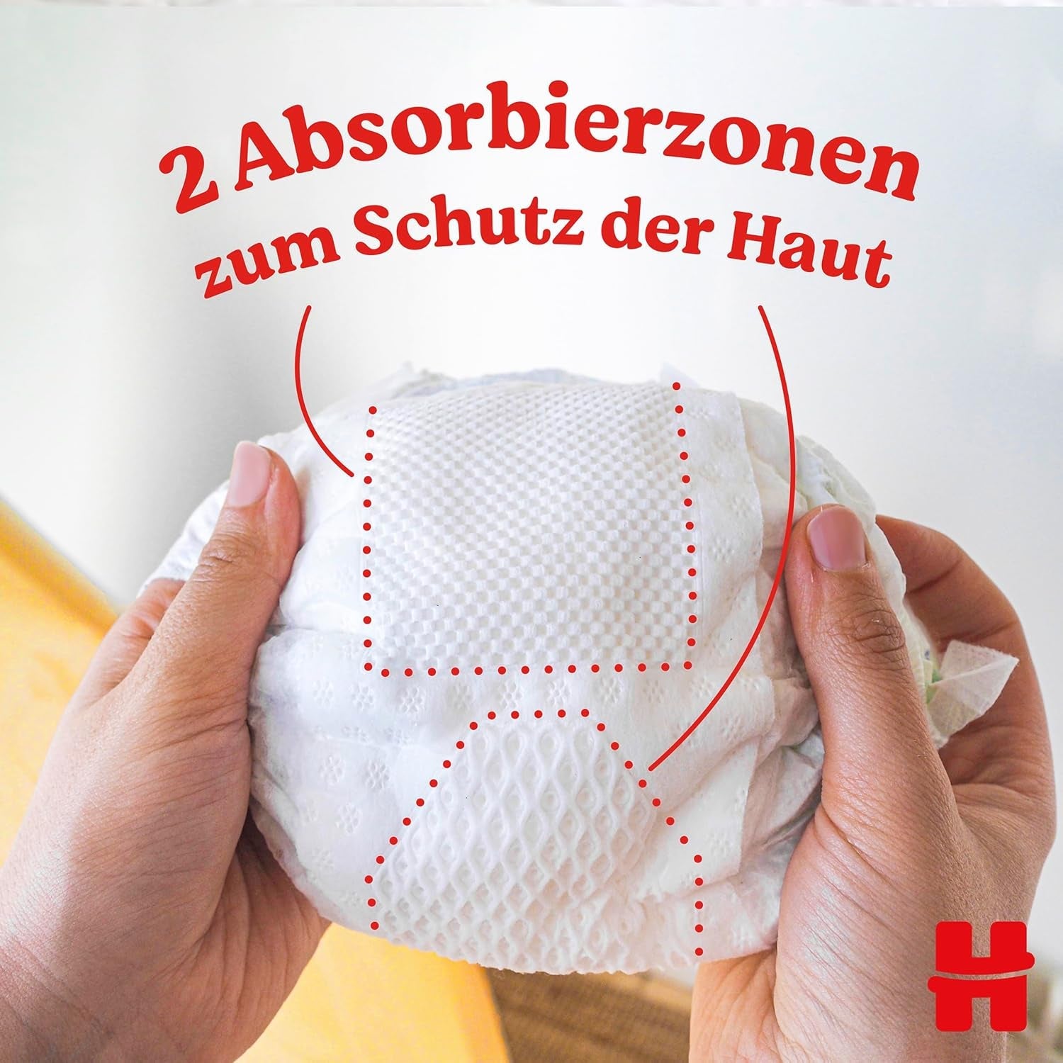 Pieluchy dla noworodków Huggies, rozmiar 2, 116 pieluch (2 x 58), pudełko na pół miesiąca