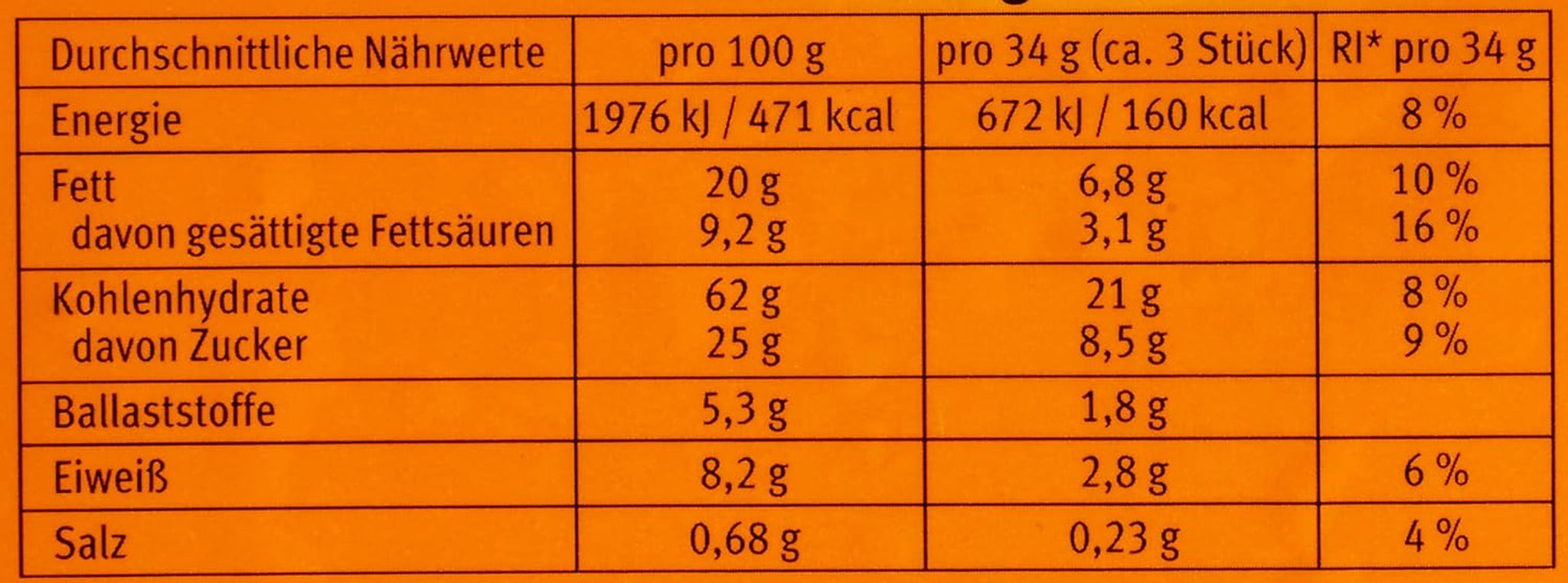 Bahlsen Hobbits Crunchy – opakowanie 18 sztuk – pudełko do przechowywania – pełnoziarniste ciasteczka owsiane o wysokiej zawartości błonnika (18 x 250 g)