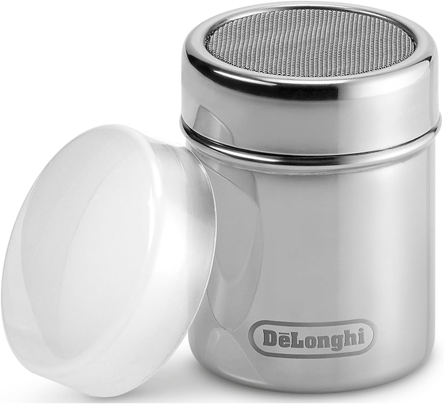 De'Longhi DLSC061 Shaker do kakao ze stali nierdzewnej, 175 ml, srebrny