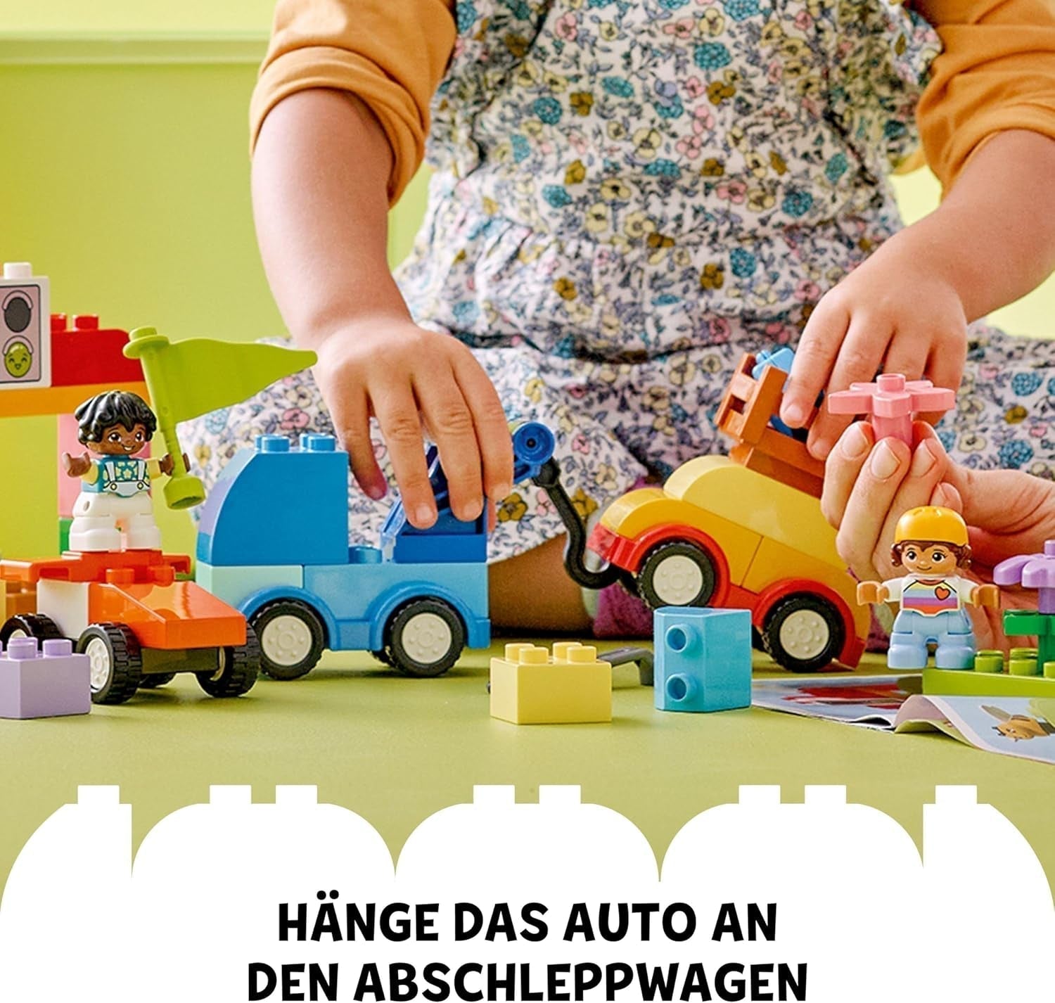 LEGO DUPLO Klasyczne samochody i ciężarówki z klocków, zestaw pojazdów do zabawy dla dzieci od 1,5 roku, kreatywna zabawka edukacyjna, zabawkowy samochód i samochód wyścigowy 10439 Zestawy do budowania Kup w sklepie LEGO