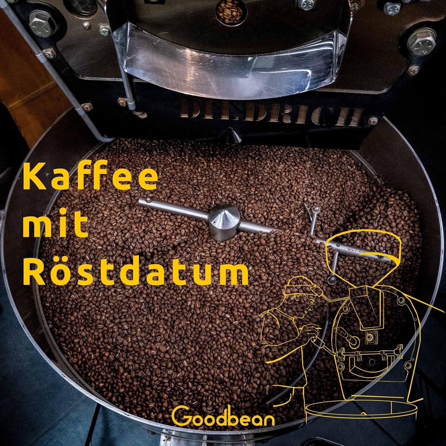 Santos | Kawa ziarnista 2500g - 100% Arabica z Brazylii | do espresso, cappuccino lub mocnej kawy filtrowanej | Pieczeń Omni | Kawa klasyczna – idealne wprowadzenie do kawy specialty