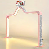 Kalolary Lampadaire, Lash Lumière Pour Extensions De Cils Regglable À 360°, 3000K-6000K Lampa Demi-Lune, Lamp De Beauté (lampa półksiężycowa)