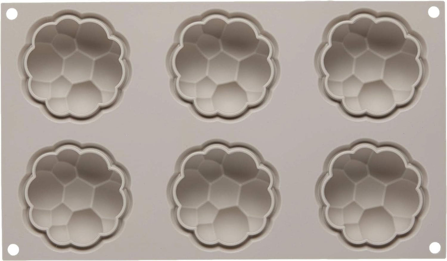 Silikomart, Forma do ciast silikonowych Tartufo, 8 pojedynczych otworów, Ø 62 H 52 mm Kuchnia Naty Shop Bollicine